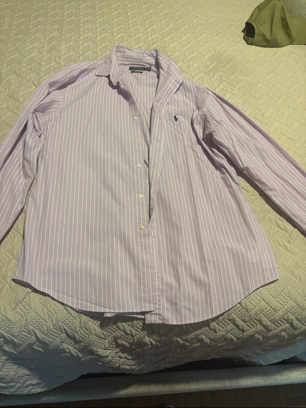 Ralph Lauren Light Purple Stripe Button-Down Shirt